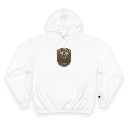 Champion Hoodie — ‘Old Frontier’ Vintage Western Graphic Hoodie
