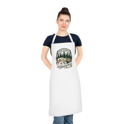 Camping Apron — "A Glamping We Go!" Great Outdoors RV & Camper Cooking Apron