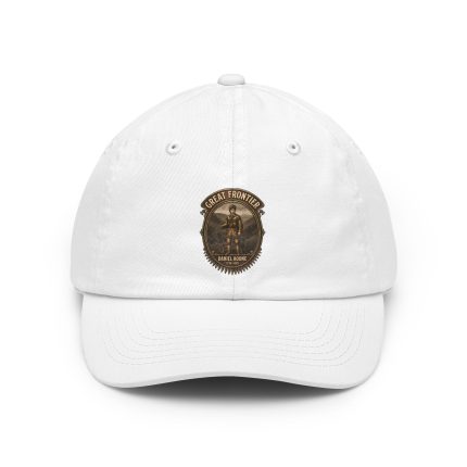 Western Frontier Dad Hat – 'Great Frontier' Vintage Badge Baseball Cap