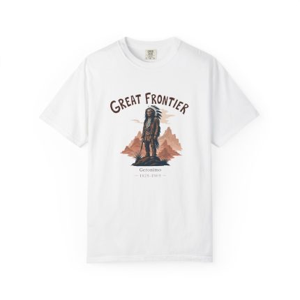 Great Frontier T-Shirt — Vintage Western Native Brave Illustration Tee