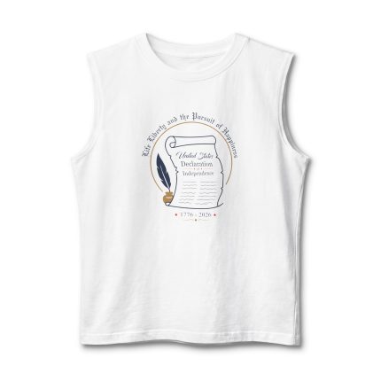 Muscle Tank — "Valedictorian Scholarship" Graduation Feather Scroll Tank Top