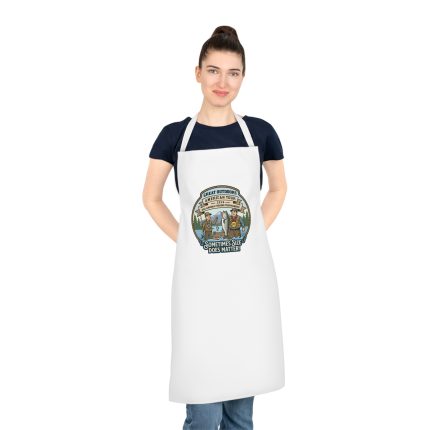 Outdoor Fishing Apron — "Sometimes Size Does Matter" Graphic