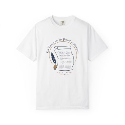 Declaration of Independence T-Shirt — Vintage Scroll & Quill Patriotic Tee