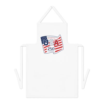 USA 250th Celebration Apron — Patriotic Independence Day Cooking Apron