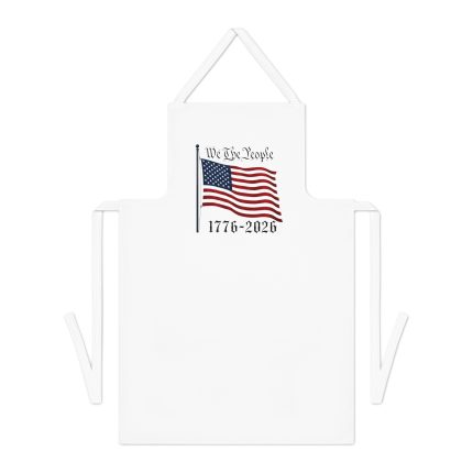 Patriotic 'We The People' Apron – 1776-2026 American Flag Cooking Apron