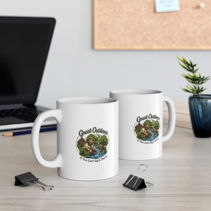 Great Outdoors Coffee Mug - 'If You Can't Dig It, Pass It' 11oz